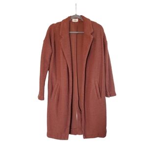 Women's Rust Sweater Coat